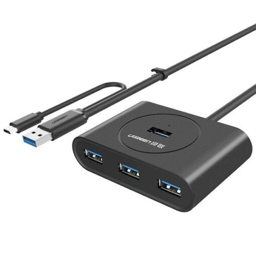 Bộ chia USB 3.0 OTG dùng cho điện thoại Ugreen 20292