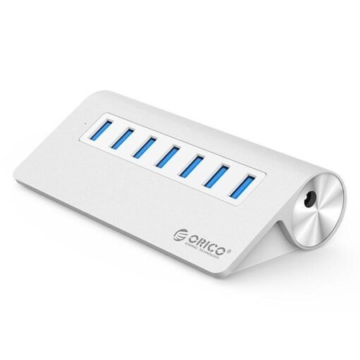 Bộ chia USB 3.0 vỏ nhôm thiết kế cho Macbook 7 cổng Orico M3H7